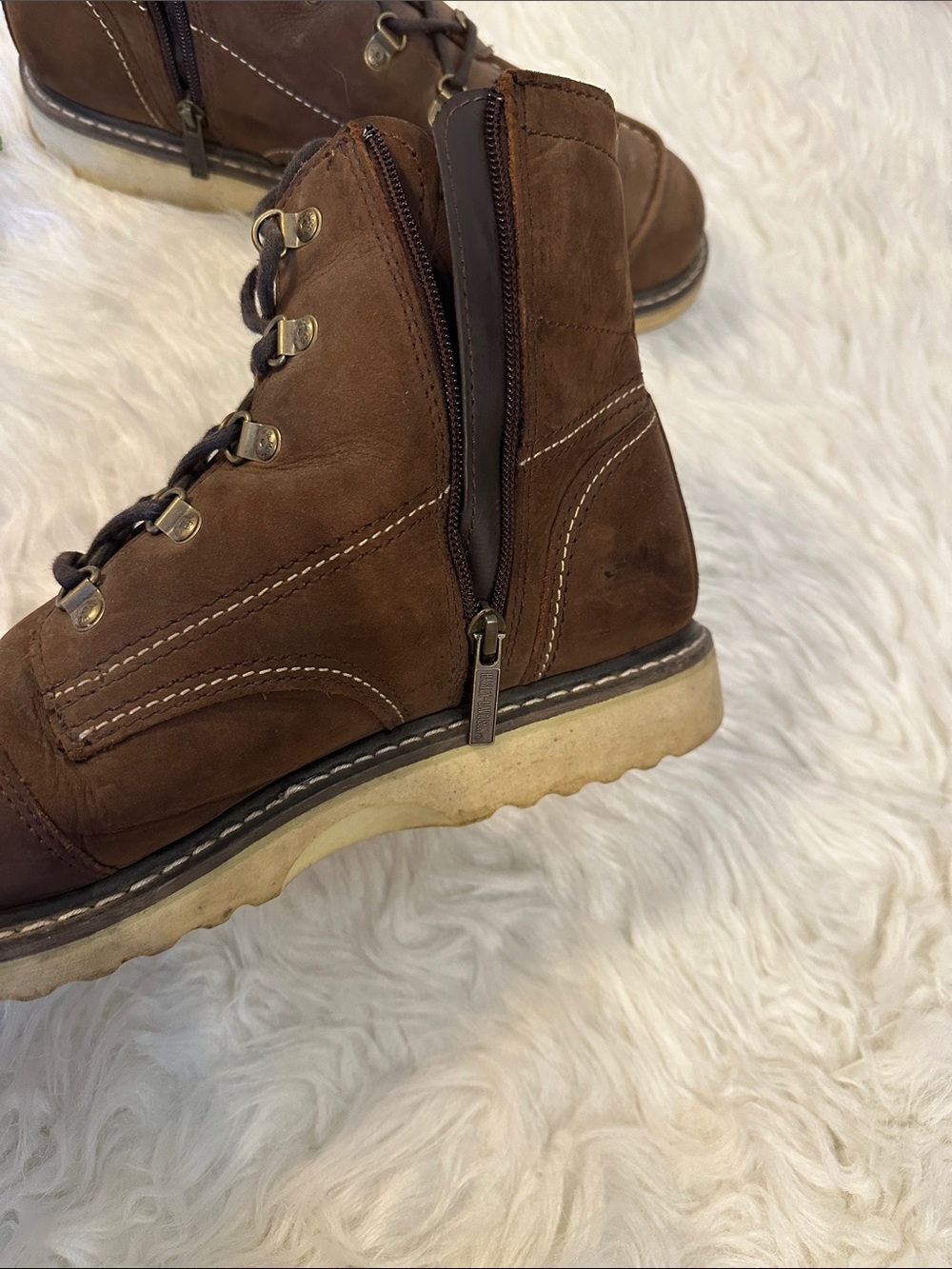 Men’s Harley Davidson riding boots size 11 - Picture 4 of 7